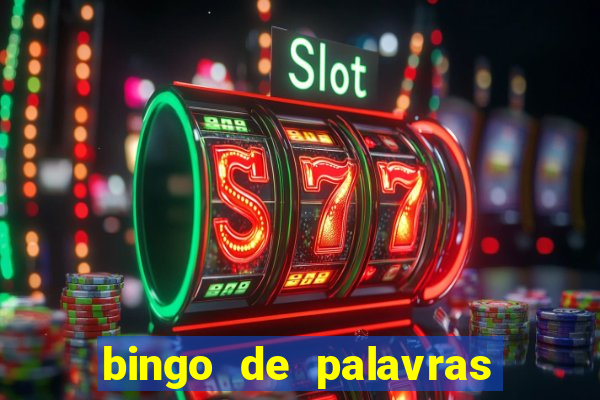 bingo de palavras de natal